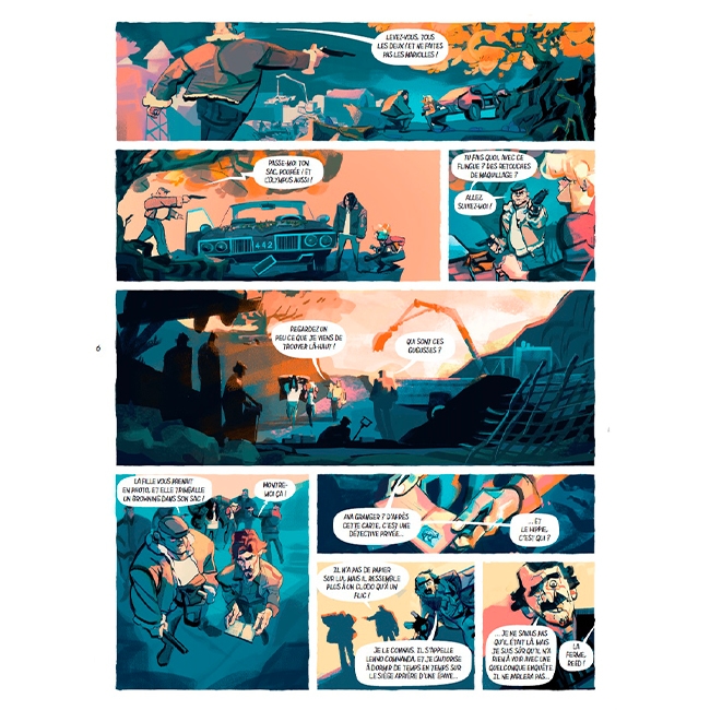 Landing__0007_Disegni_Riccardo Colosimo_Ava Granger, fumetto pubblicato in Francia da Riccardo Colosimo, docente della S