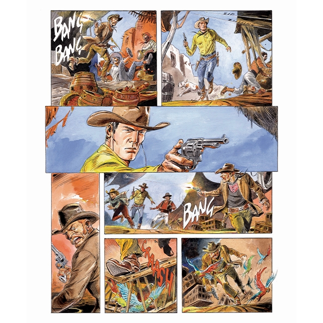 Landing__0008_Disegni_Massimo Rotundo_Tex di Massimo Rotundo, fondatore e docente della Scuola Romana dei Fumetti